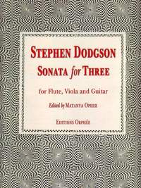 Dodgson, S: Sonata for Three