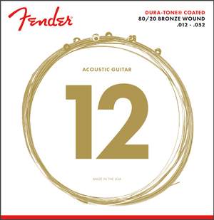 880L 80/20 Coated 12-52 Acoustic Guitar Strings