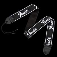 Woven Running Logo Strap Black/Silver