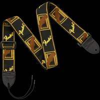 Monogrammed Strap 2' Black/Yellow/Brown