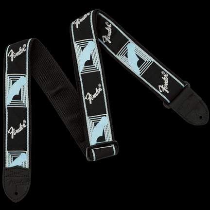 2' Mono Strap Black/Light Grey/Blue