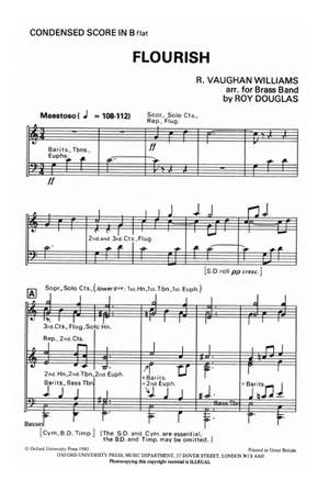 Vaughan Williams, Ralph: Flourish (Score)