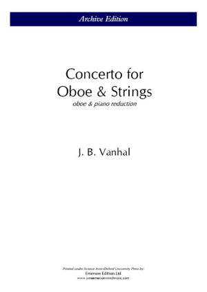 Vanhal: Concerto For Oboe & Strings