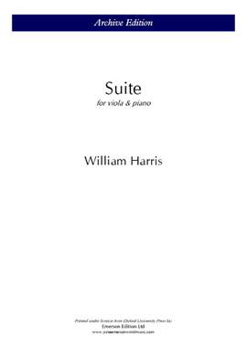 Harris, William: Suite For Viola & Piano