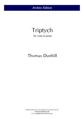Dunhill, Thomas: Triptych