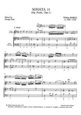Babell, William: Sonata No.2 In C Minor