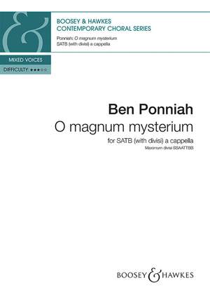 Ponniah, B: O magnum mysterium