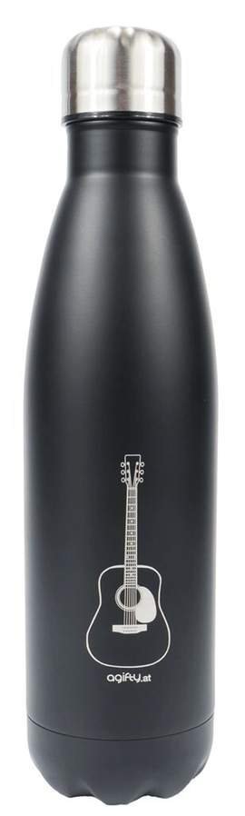 Thermo drink bottle: guitar