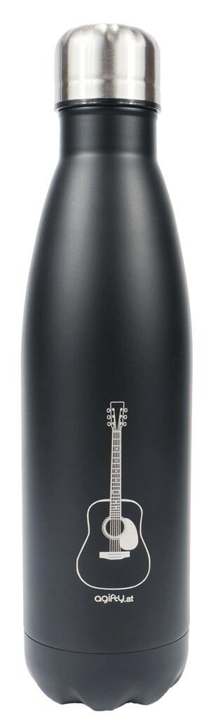 Thermo drink bottle: guitar