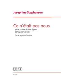Josephine Stephenson: Ce n'était pas nous