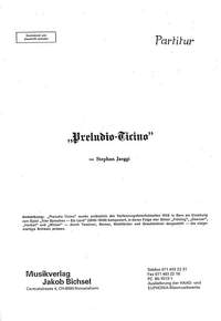Stephan Jaeggi: Preludio Ticino