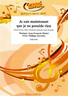 Jean-François Michel_Philippe Jaccottet: Je sais maintenant que je ne possède rien