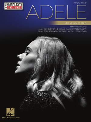 Adele - Original Keys For Singers - 2nd Edition