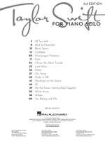 Taylor Swift for Piano Solo - 3rd Edition Product Image