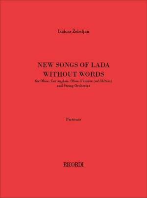 Isidora Zebeljan: New Songs of Lada without words