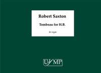 Robert Saxton: Tombeau for H.B.