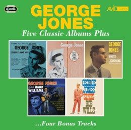 Five Classic Albums Plus (Grand Ole Opry's New Star / George Jones Sings / Sings White Lightning and Other Favourites / Salutes Hank Williams / Sings Bob Wills)