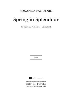 Panufnik, Roxanna: Spring in Splendour (Violin Part)