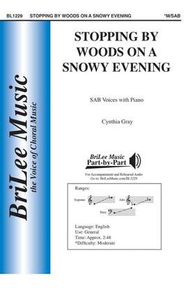 Gray, C: Stopping by Woods on a Snowy Evening B flat major