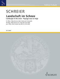 Schreier, A: Landschaft im Schnee