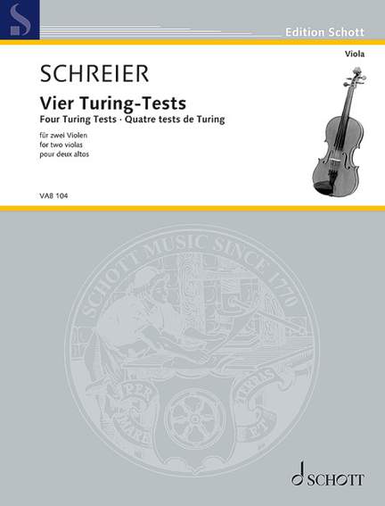 Schreier, A: Vier Turing-Tests