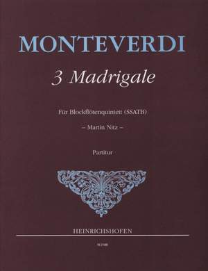 Monteverdi, C: Drei Madrigale