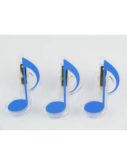 Clip quaver blue 7cm
