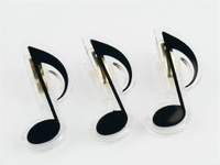 Clip quaver black 7cm