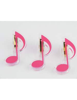 Clip quaver pink 7cm