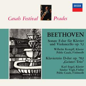 Beethoven: Piano Trio No. 5 in D Major, Op. 70 No. 1 'Geistertrio'; Cello Sonata No. 1 in F Major, Op. 5 No. 1
