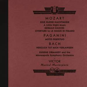 Mozart: Eine kleine Nachtmusik & German Dances - Works by Paganini and Bach