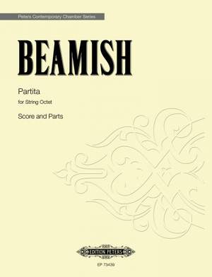 Beamish, Sally: Partita for String Octet (score & parts)