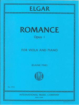 Elgar, E: Romance op. 1