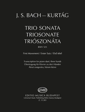 Bach, Johann Sebastian: Trio Sonata BWV 525 First Movement