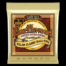 Ernie Ball: Earthwood 80/20 Bronze Ball End (3 Set Pack)