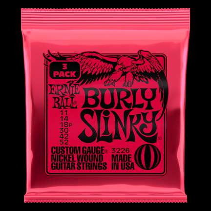 Ernie Ball: Burly Slinky (3 Set Pack)