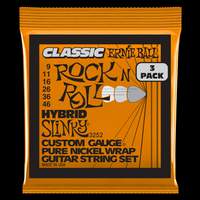 Ernie Ball: Classic Rock & Roll Hybrid Slinky (3 Set Pack)