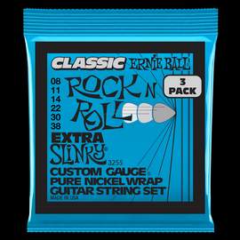 Ernie Ball: Classic Rock & Roll Extra Slinky (3 Set Pack)
