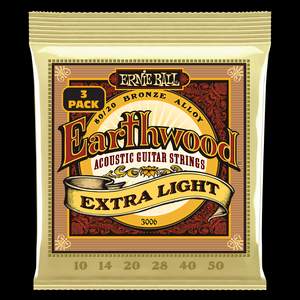 Eb Ew 80/20 Bronze Extra Light 10-50 (3 Set Pack)