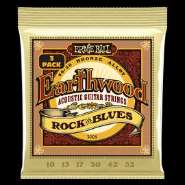 Ernie Ball: Earthwood 80/20 Bronze (3 Set Pack)