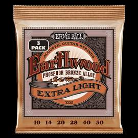 Ernie Ball: Earthwood Phosphor Bronze (3 Set Pack)