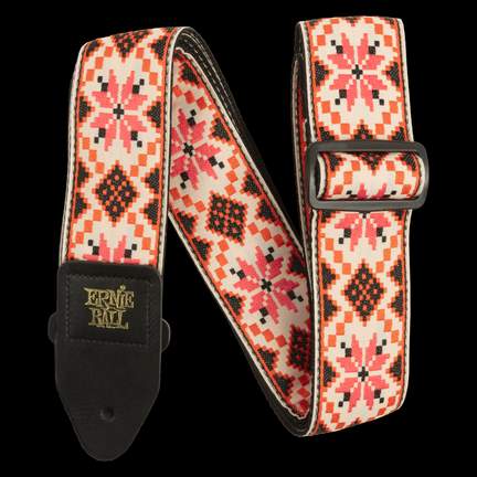 Ernie Ball Strap Cinnamon Needlepoint Jaquard 