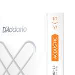 D'Addario 10-47 Extra Light, XS 80/20 Bronze Coated Acoustic Guitar Strings Product Image