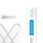 D'Addario 12-53 Light, XS 80/20 Bronze Coated Acoustic Guitar Strings Product Image