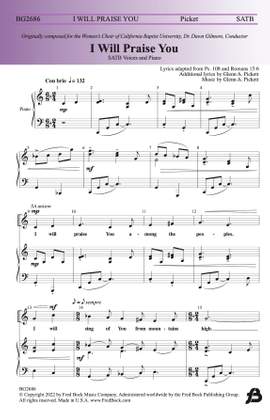 Glenn A. Pickett: I Will Praise You