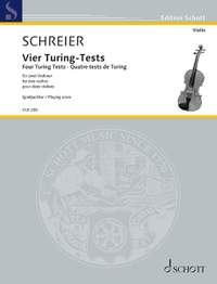 Schreier, A: Vier Turing-Tests