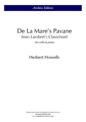 Howells, Herbert: De La Mare's Pavane