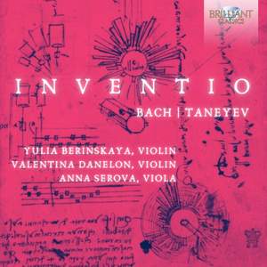 J.s. Bach, Taneyev: Inventio