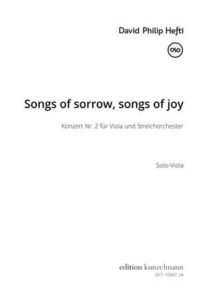Hefti, David Philip: Songs of sorrow, songs of joy