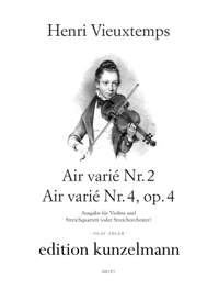 Vieuxtemps, Henri: Airs variés Nr. 2 & Nr. 4, Op. 4